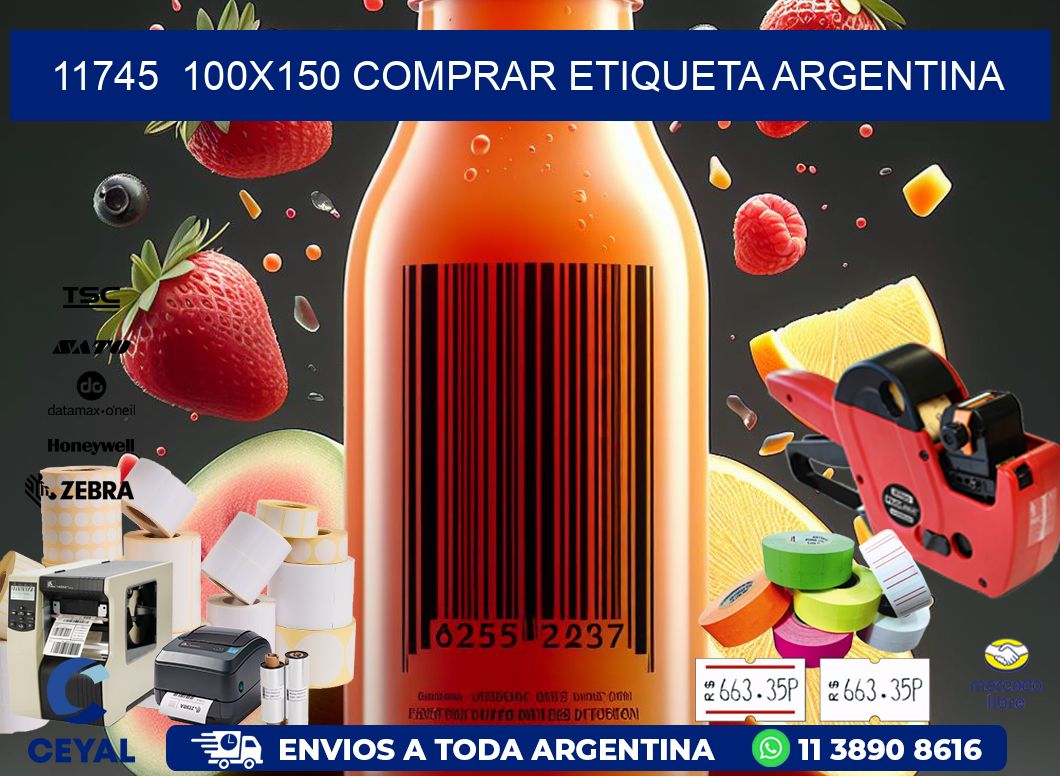 11745  100X150 COMPRAR ETIQUETA ARGENTINA