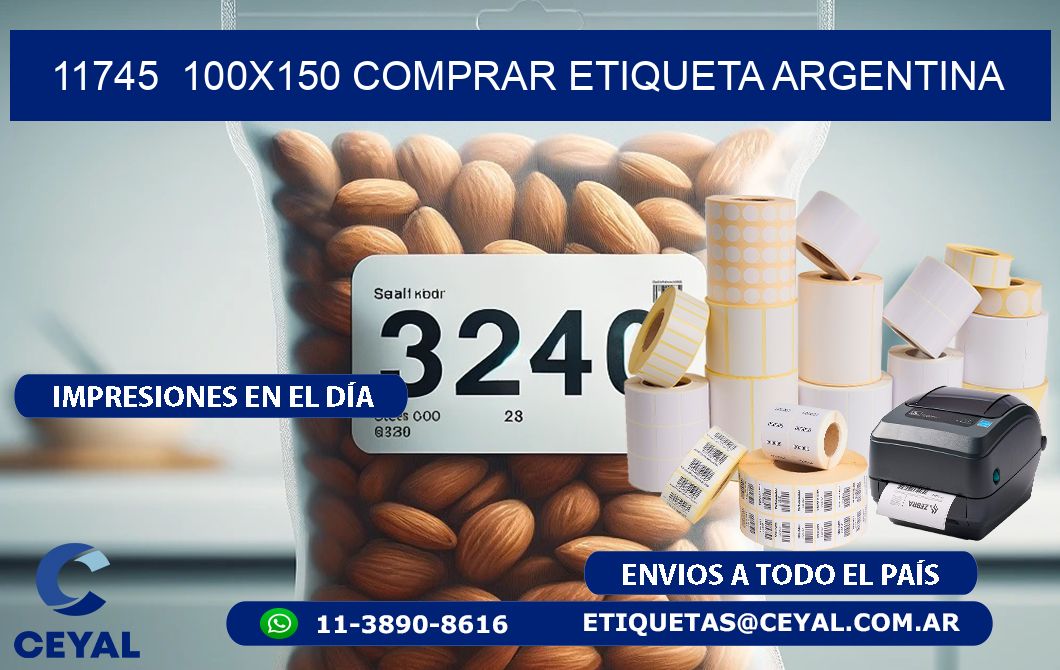 11745  100X150 COMPRAR ETIQUETA ARGENTINA