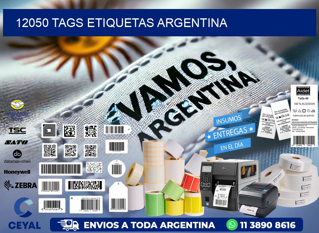 12050 TAGS ETIQUETAS ARGENTINA
