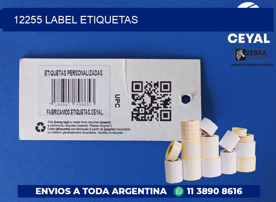 12255 LABEL ETIQUETAS