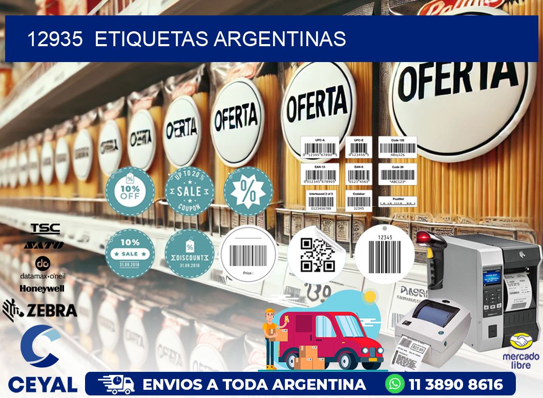 12935  ETIQUETAS ARGENTINAS