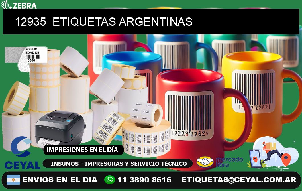 12935  ETIQUETAS ARGENTINAS