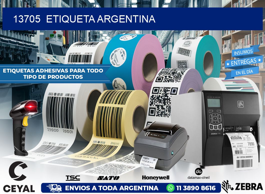 13705  ETIQUETA ARGENTINA