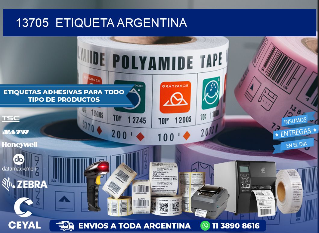 13705  ETIQUETA ARGENTINA
