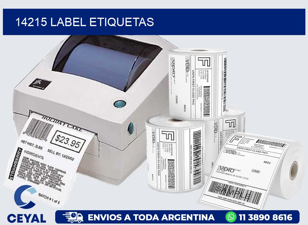 14215 LABEL ETIQUETAS