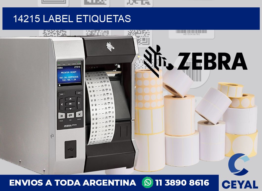 14215 LABEL ETIQUETAS