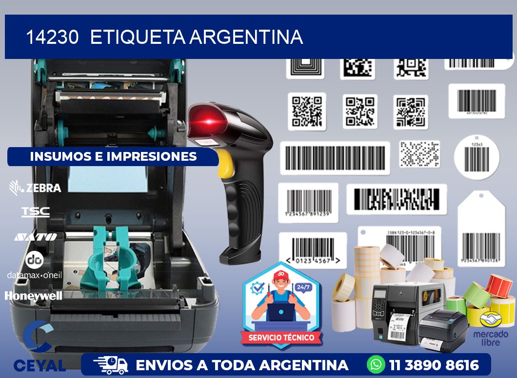 14230  ETIQUETA ARGENTINA