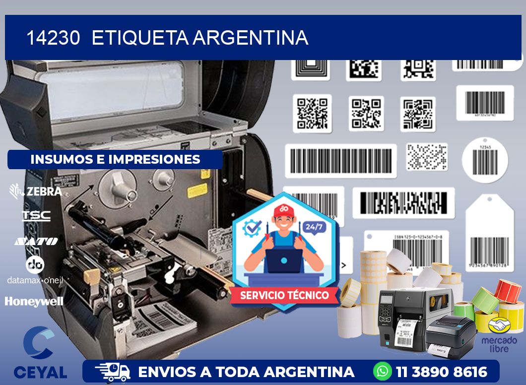 14230  ETIQUETA ARGENTINA