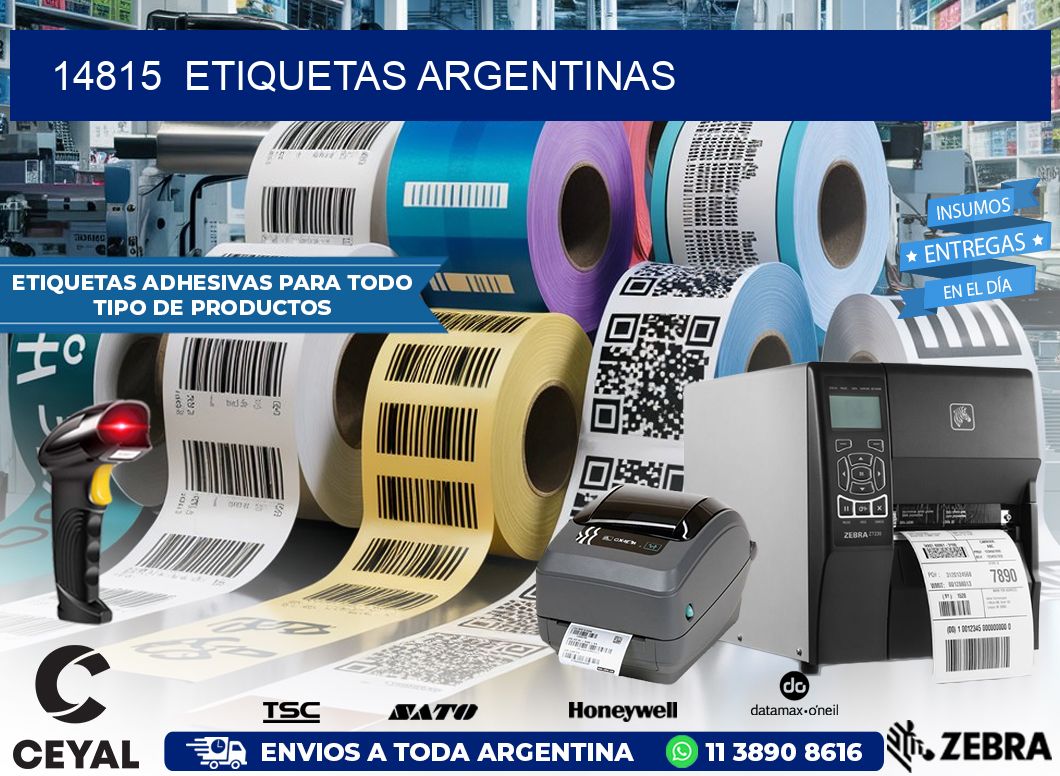 14815  ETIQUETAS ARGENTINAS
