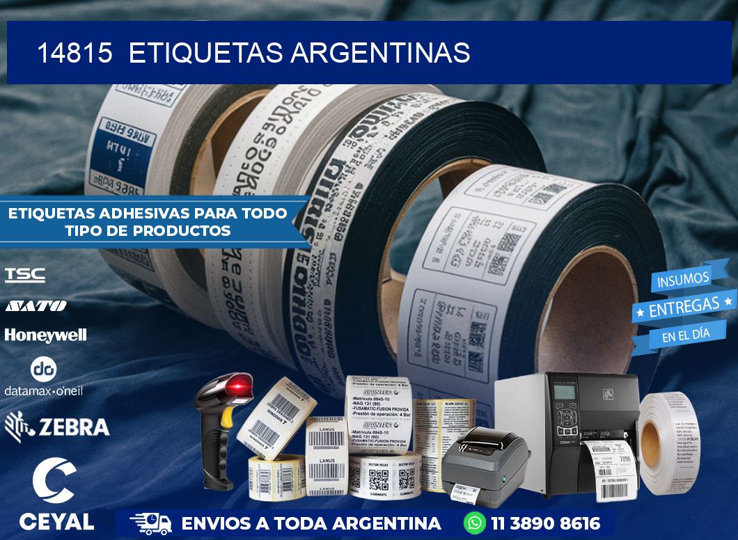 14815  ETIQUETAS ARGENTINAS