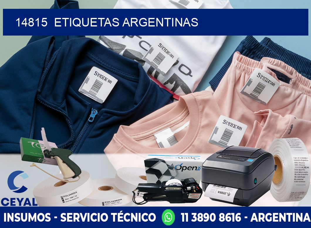 14815  ETIQUETAS ARGENTINAS