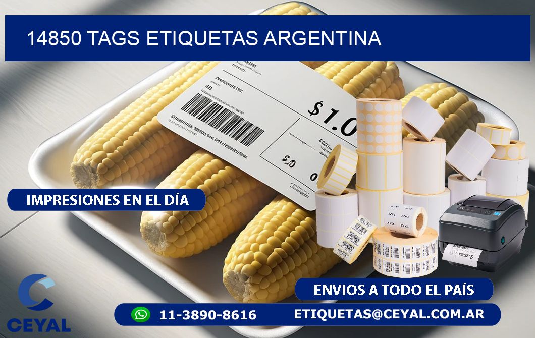 14850 TAGS ETIQUETAS ARGENTINA