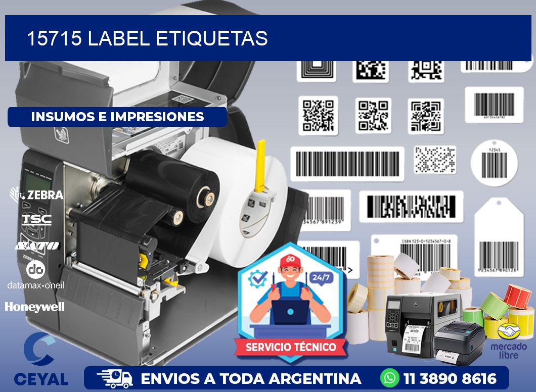 15715 LABEL ETIQUETAS