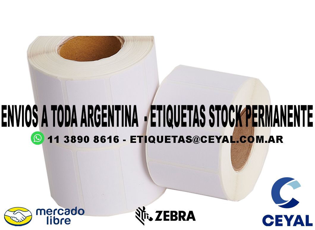 1600 ETIQUETAS 38 x 23