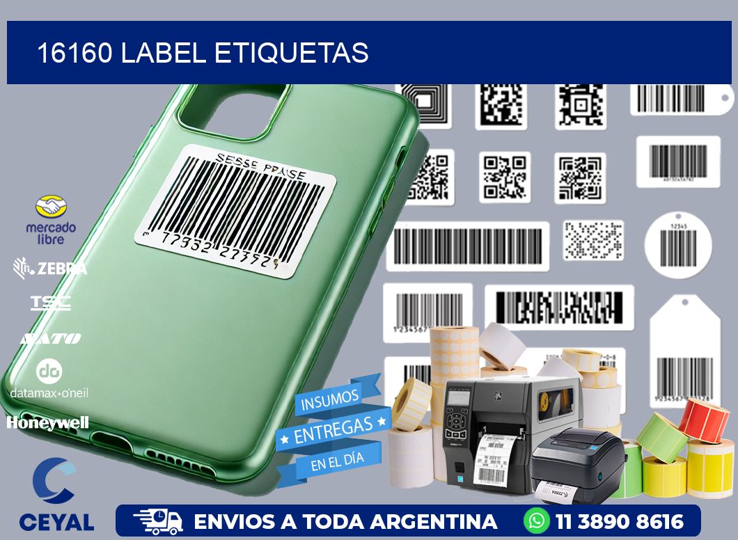 16160 LABEL ETIQUETAS