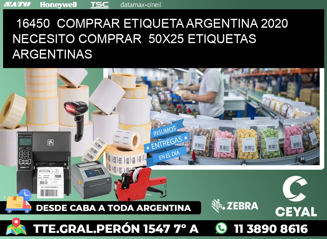 16450  COMPRAR ETIQUETA ARGENTINA 2020 NECESITO COMPRAR  50X25 ETIQUETAS ARGENTINAS