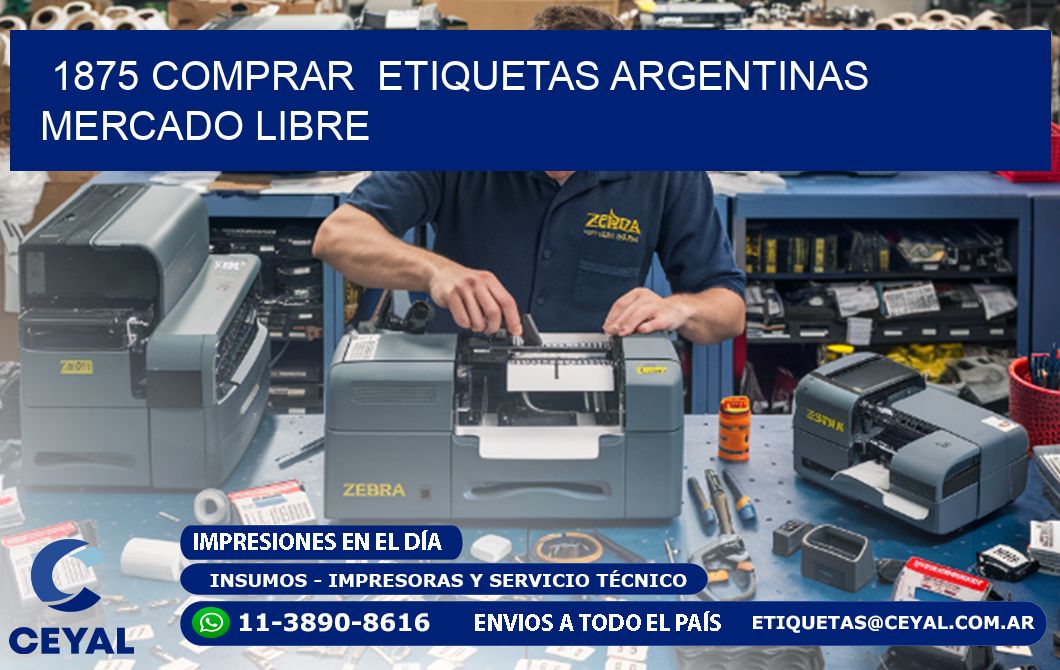1875 COMPRAR  ETIQUETAS ARGENTINAS MERCADO LIBRE