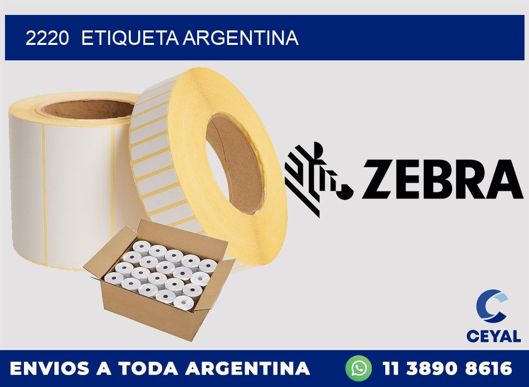 2220  ETIQUETA ARGENTINA