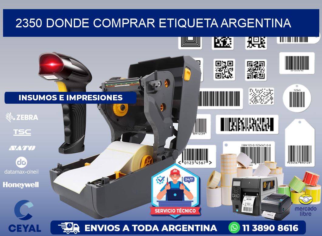 2350 DONDE COMPRAR ETIQUETA ARGENTINA