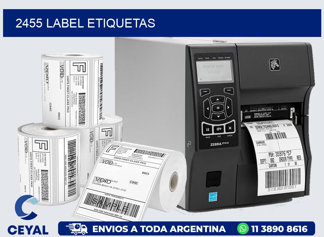 2455 LABEL ETIQUETAS