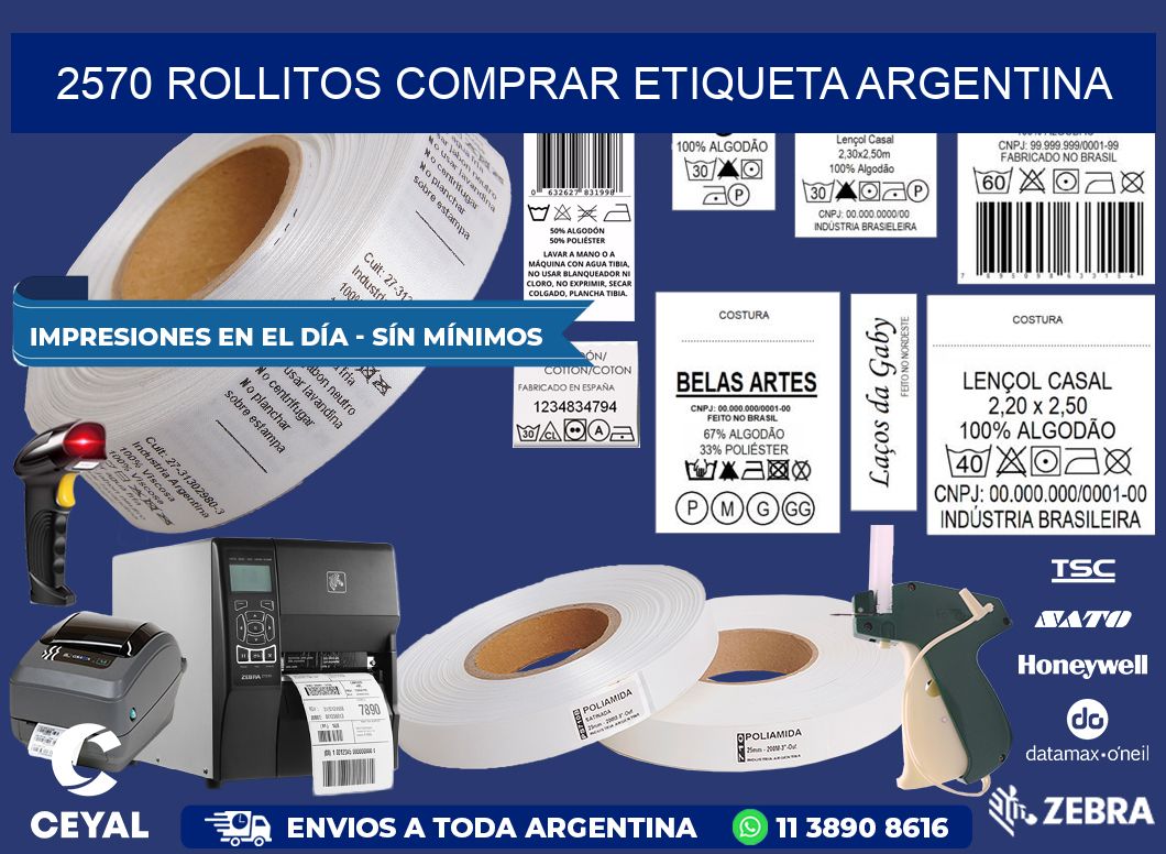 2570 ROLLITOS COMPRAR ETIQUETA ARGENTINA
