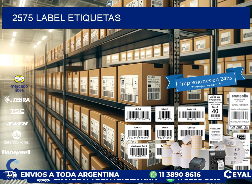 2575 LABEL ETIQUETAS