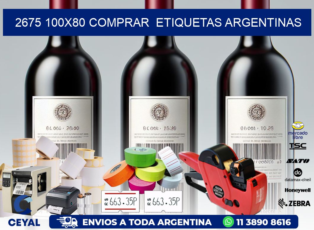 2675 100X80 COMPRAR  ETIQUETAS ARGENTINAS