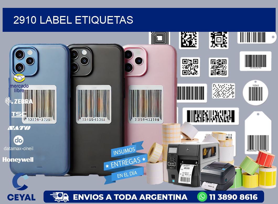 2910 LABEL ETIQUETAS