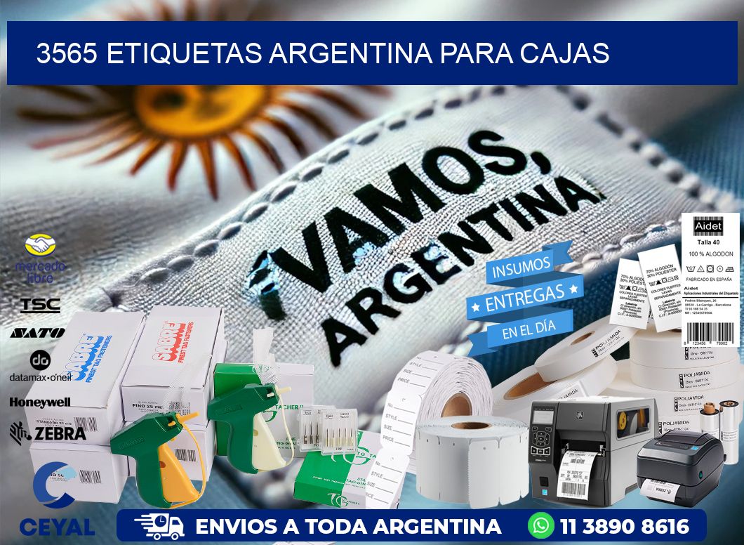 3565 ETIQUETAS ARGENTINA PARA CAJAS