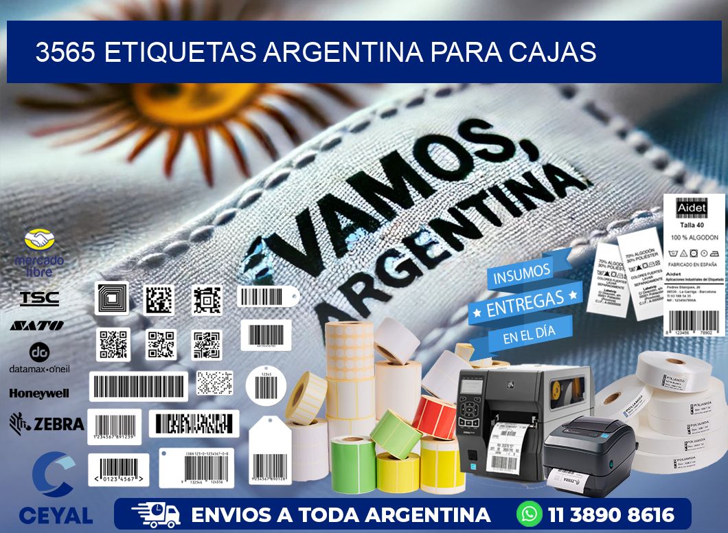 3565 ETIQUETAS ARGENTINA PARA CAJAS