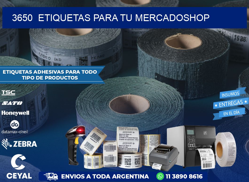 3650  ETIQUETAS PARA TU MERCADOSHOP