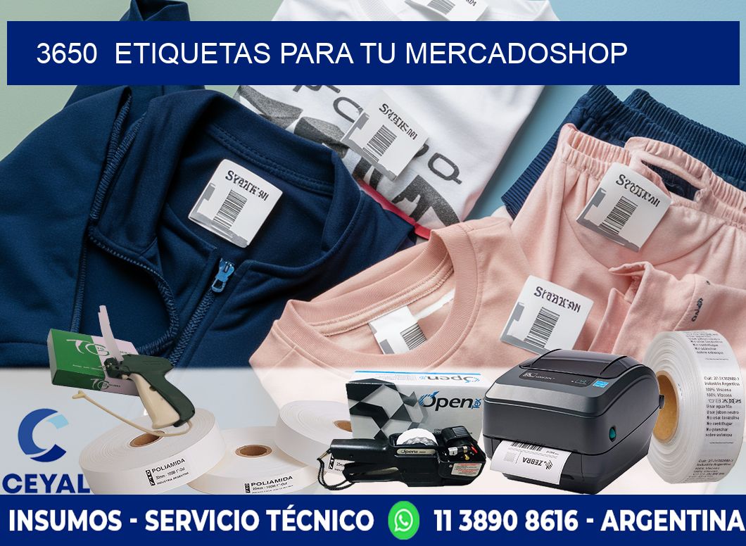 3650  ETIQUETAS PARA TU MERCADOSHOP