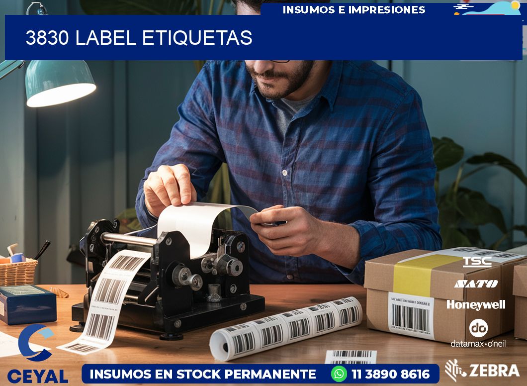 3830 LABEL ETIQUETAS