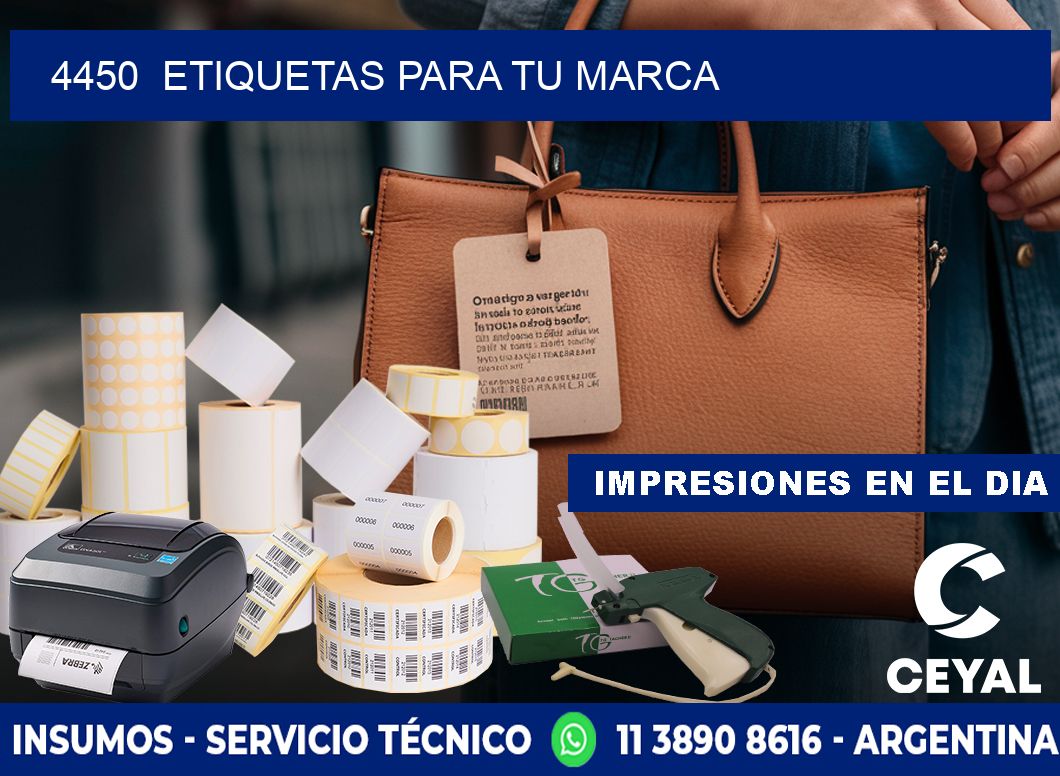 4450  ETIQUETAS PARA TU MARCA