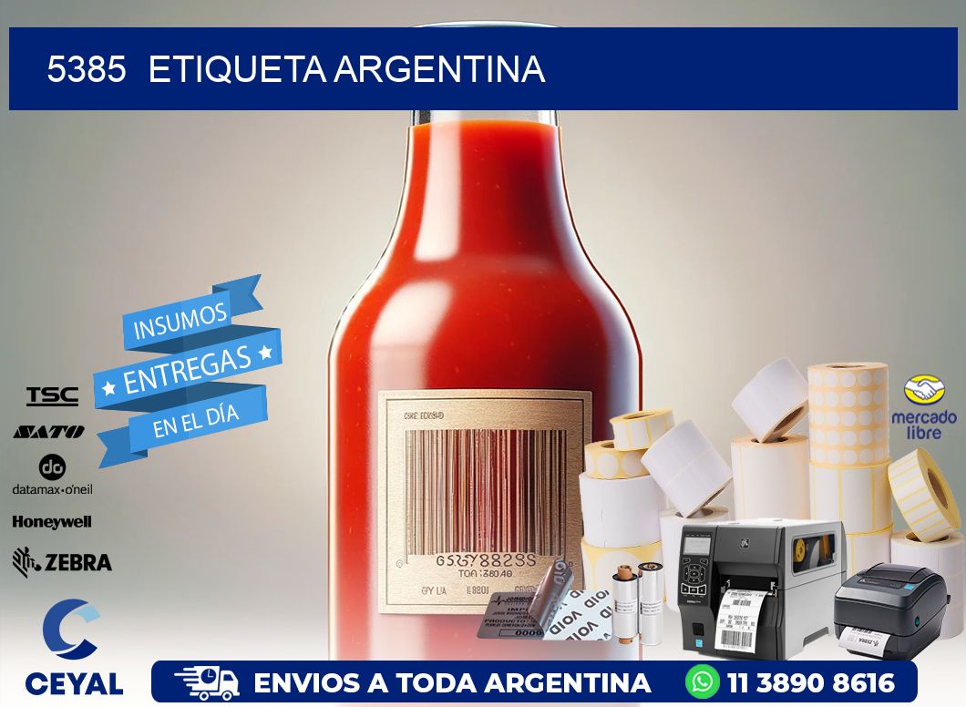 5385  ETIQUETA ARGENTINA
