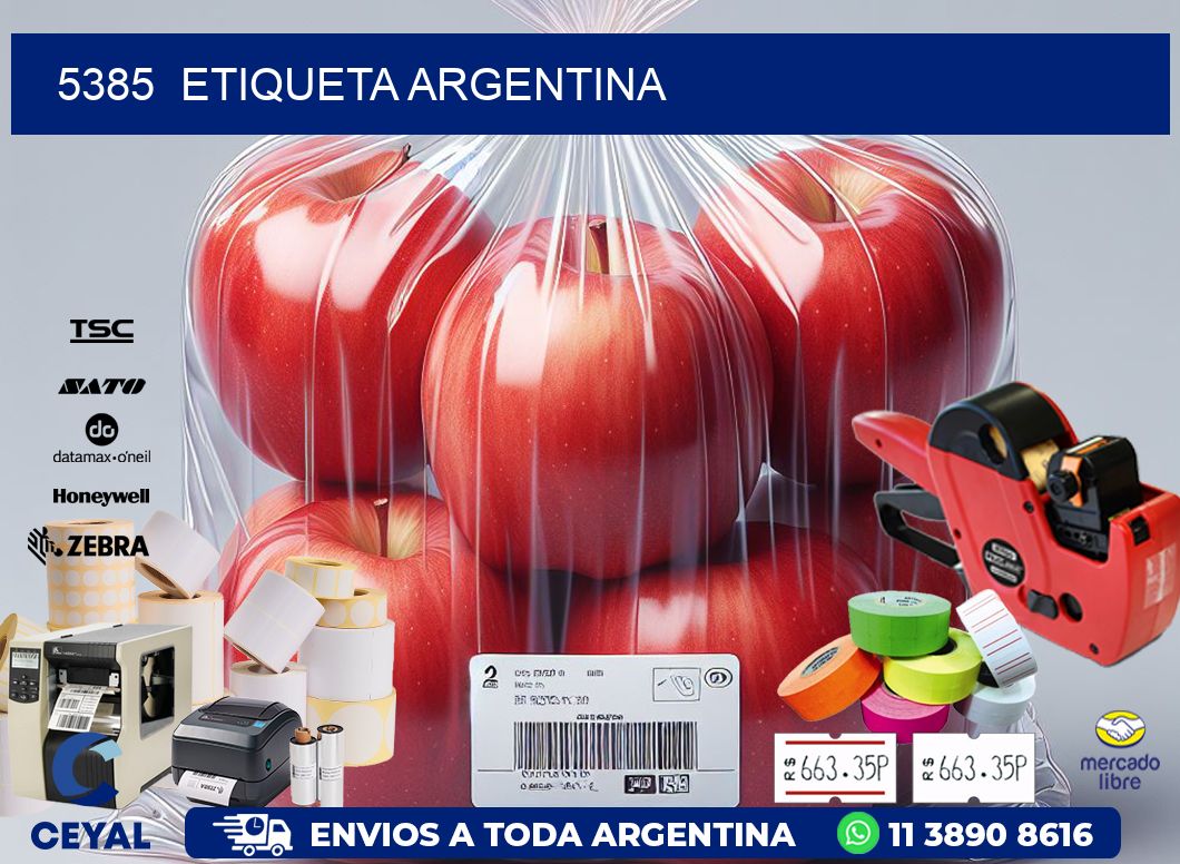 5385  ETIQUETA ARGENTINA