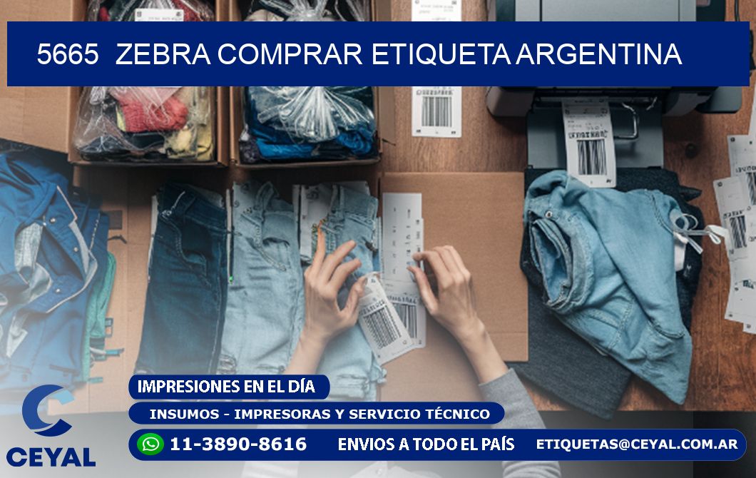 5665  ZEBRA COMPRAR ETIQUETA ARGENTINA