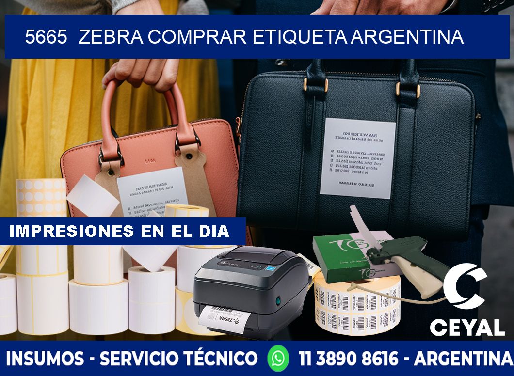 5665  ZEBRA COMPRAR ETIQUETA ARGENTINA