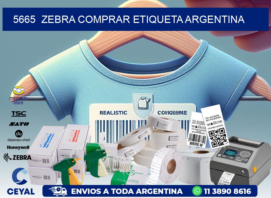 5665  ZEBRA COMPRAR ETIQUETA ARGENTINA
