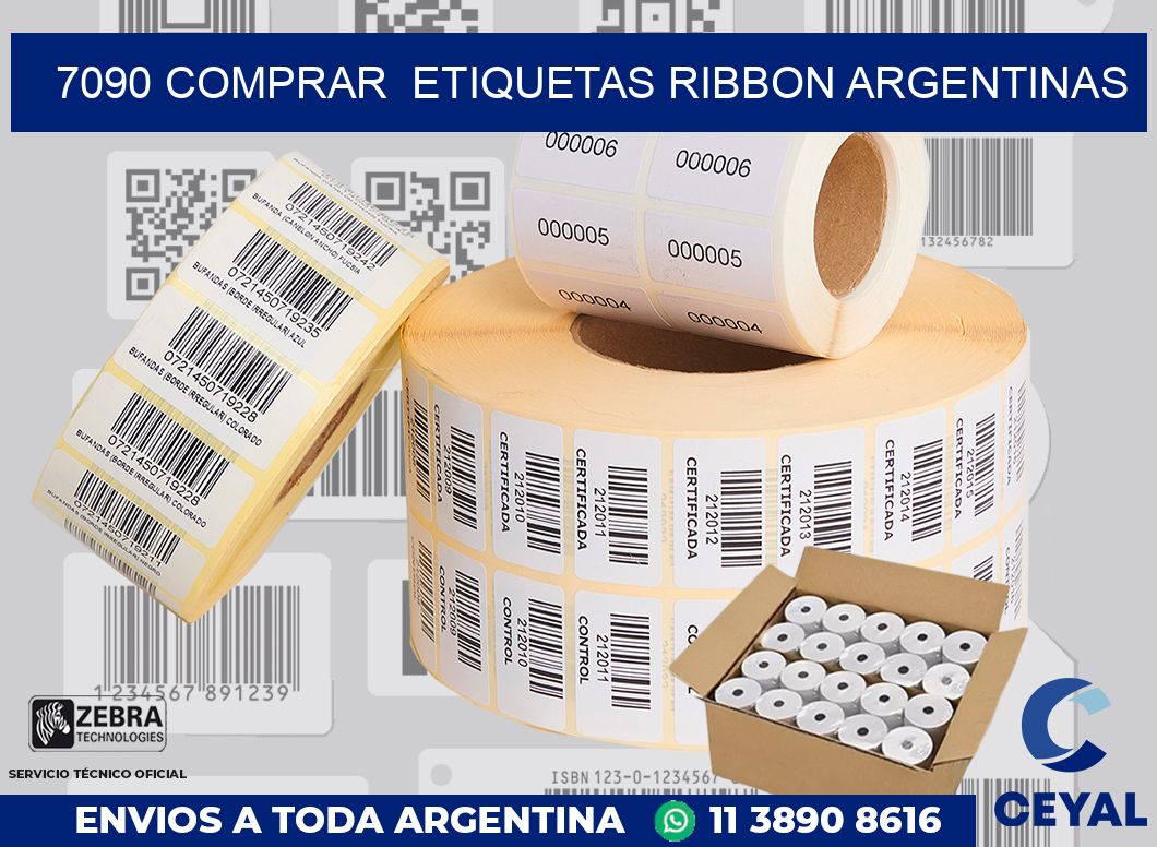 7090 COMPRAR  ETIQUETAS RIBBON ARGENTINAS