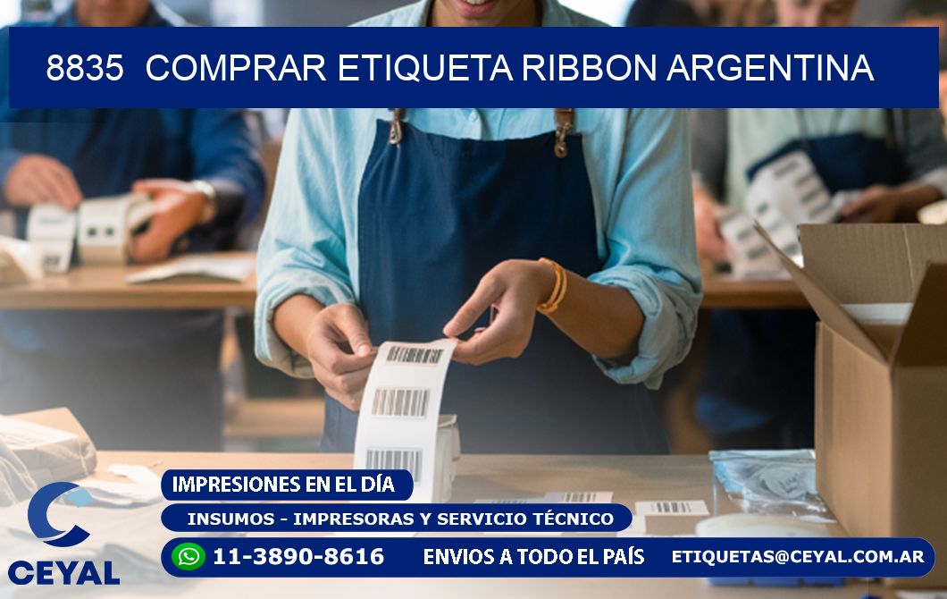 8835  COMPRAR ETIQUETA RIBBON ARGENTINA