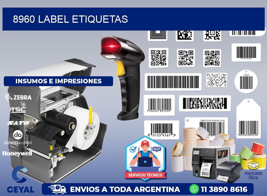 8960 LABEL ETIQUETAS