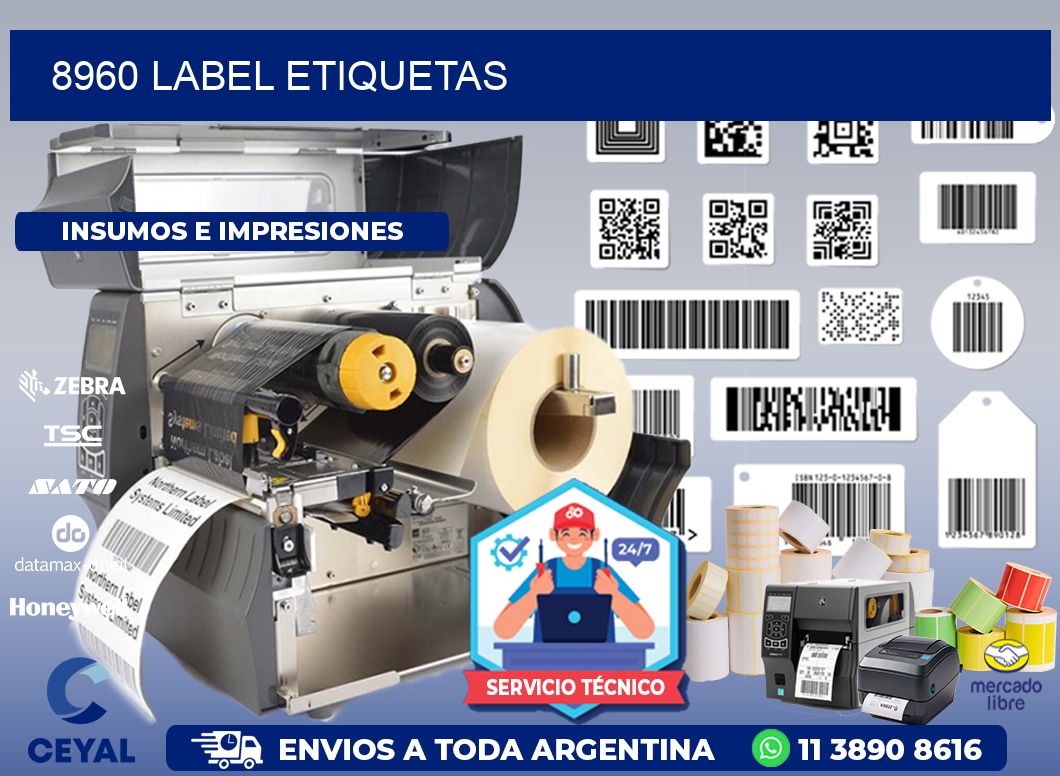 8960 LABEL ETIQUETAS