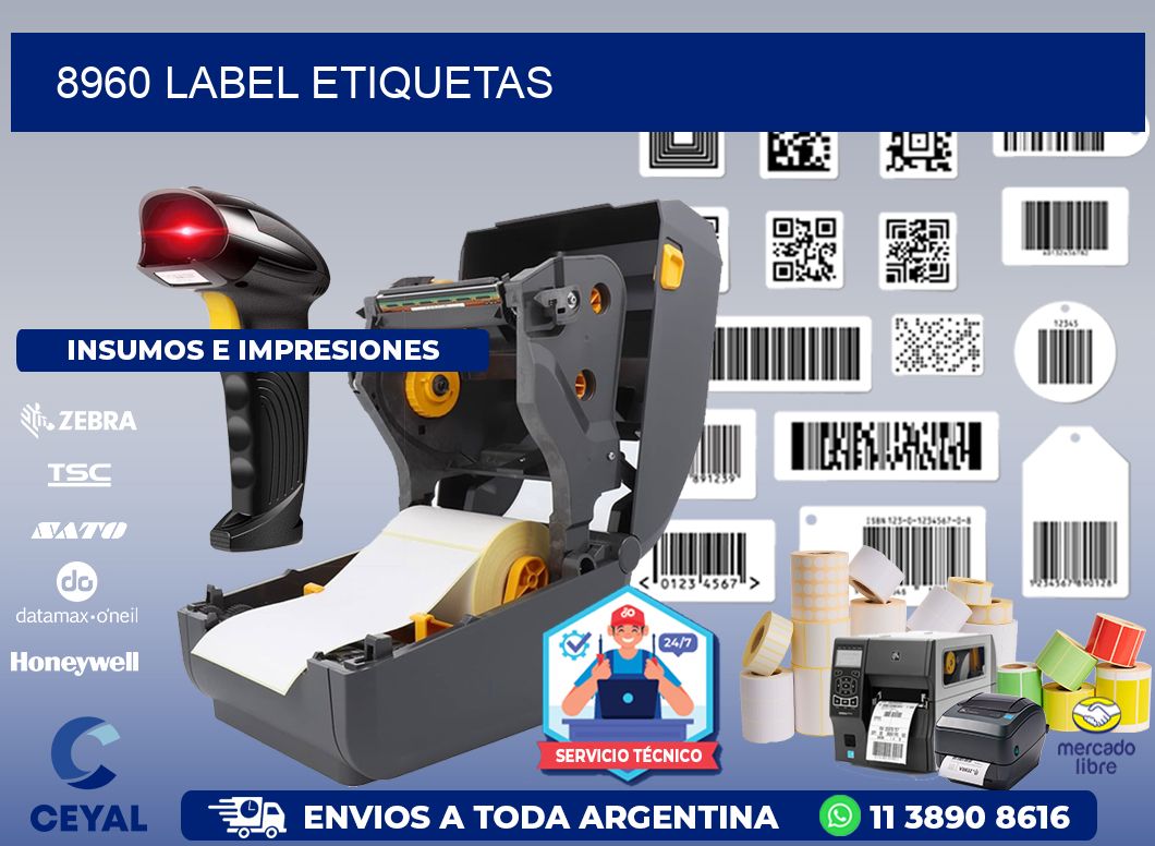 8960 LABEL ETIQUETAS