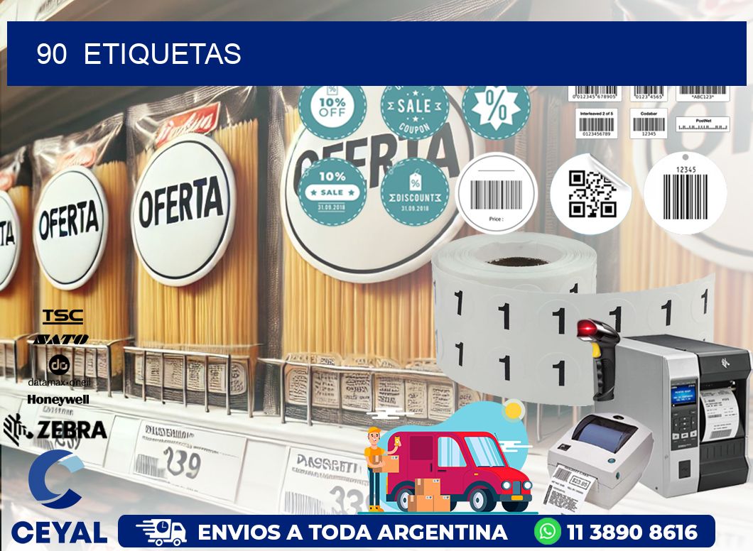 90  ETIQUETAS
