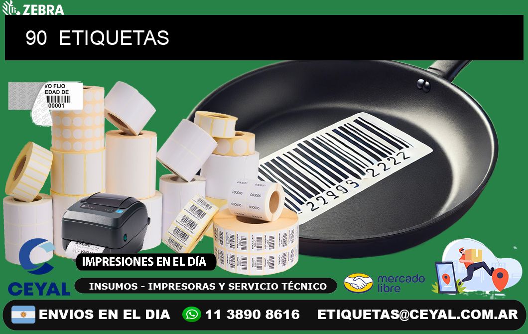 90  ETIQUETAS