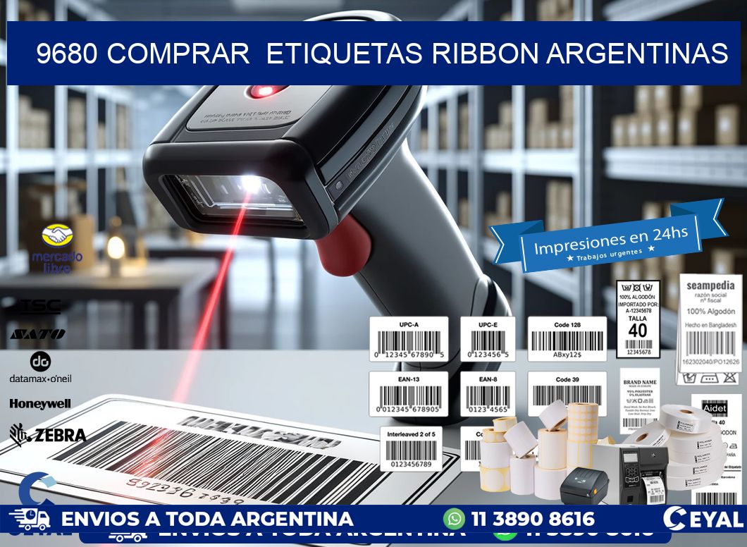 9680 COMPRAR  ETIQUETAS RIBBON ARGENTINAS