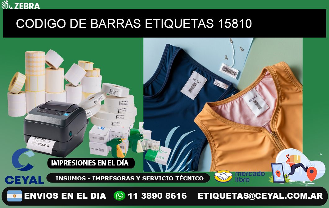 CODIGO DE BARRAS ETIQUETAS 15810