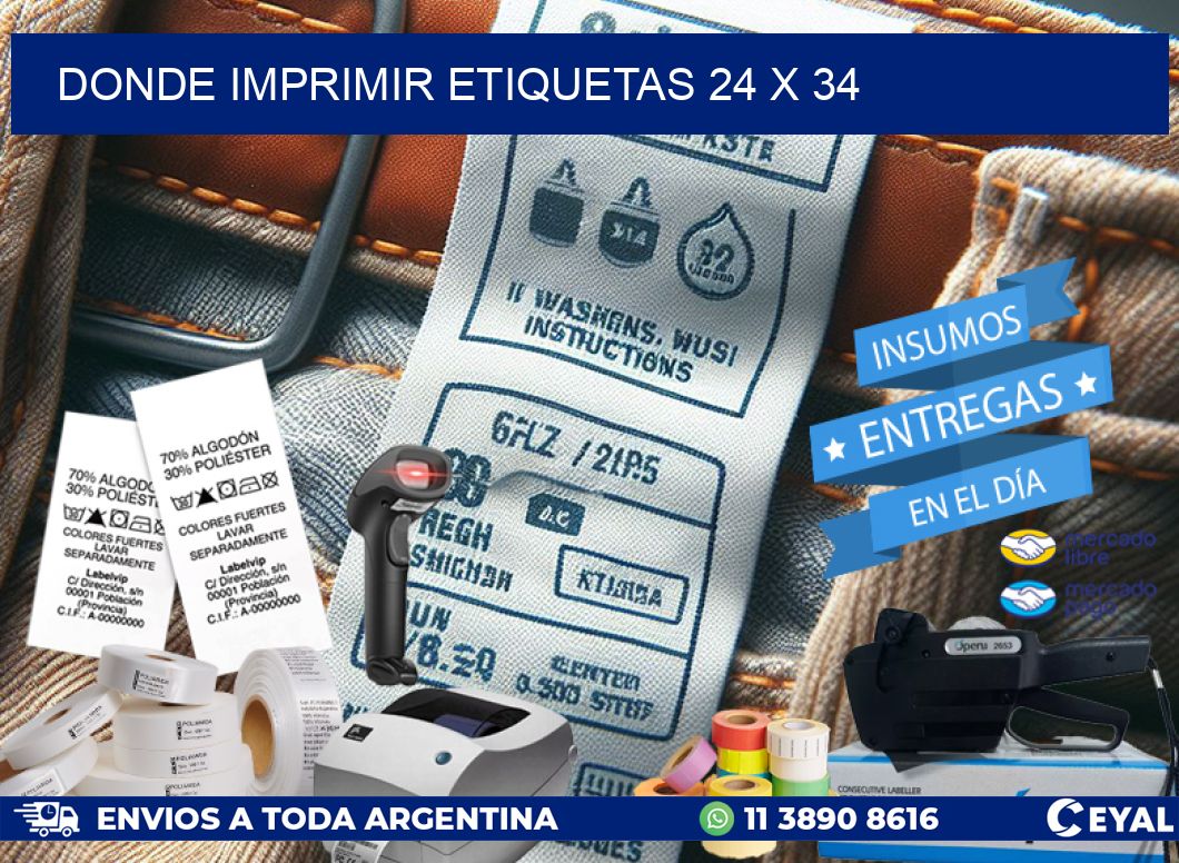 DONDE IMPRIMIR ETIQUETAS 24 x 34
