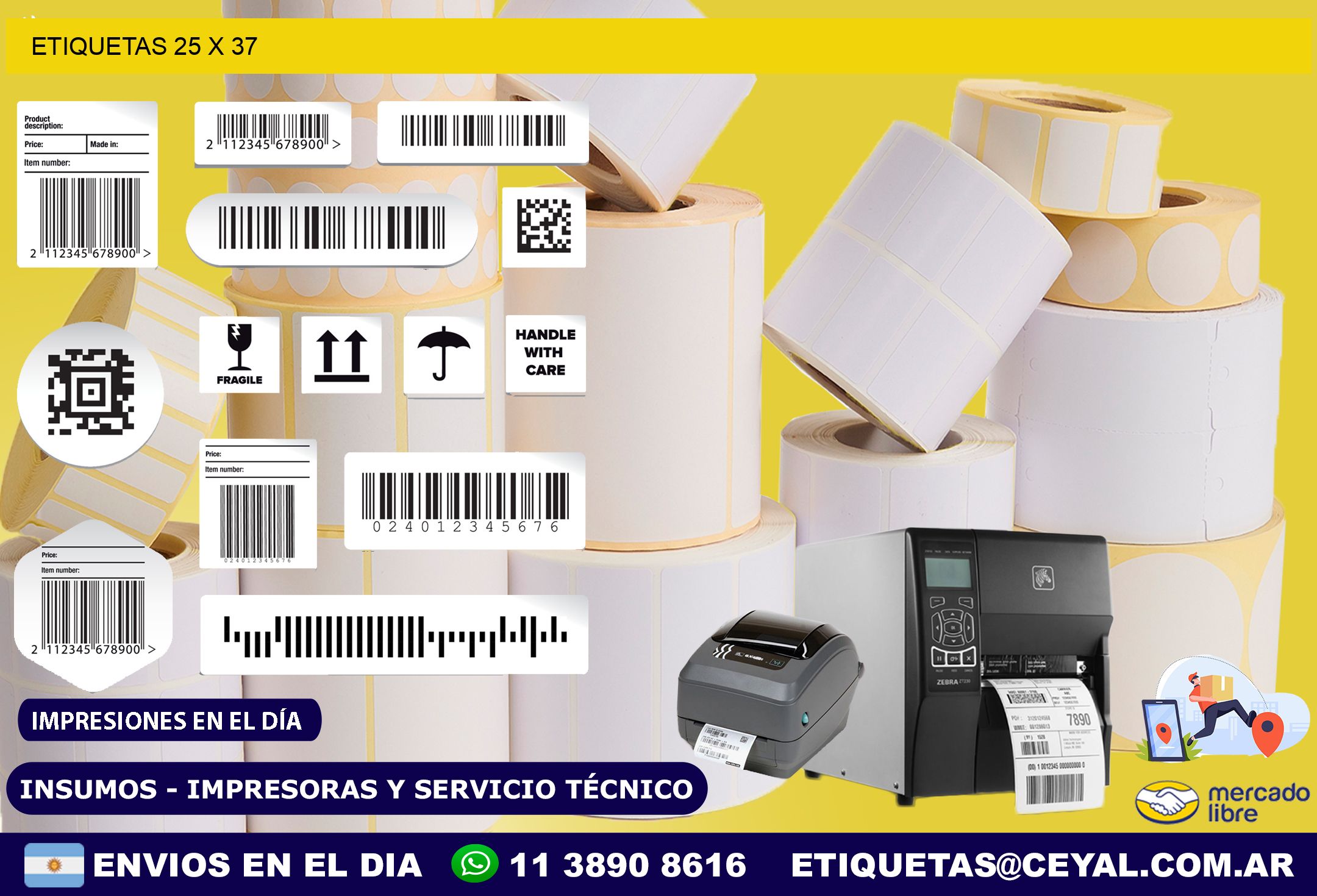 ETIQUETAS 25 x 37